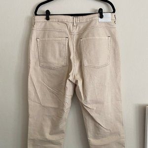 Everlane The Cheeky Straight Jean in Sandstone